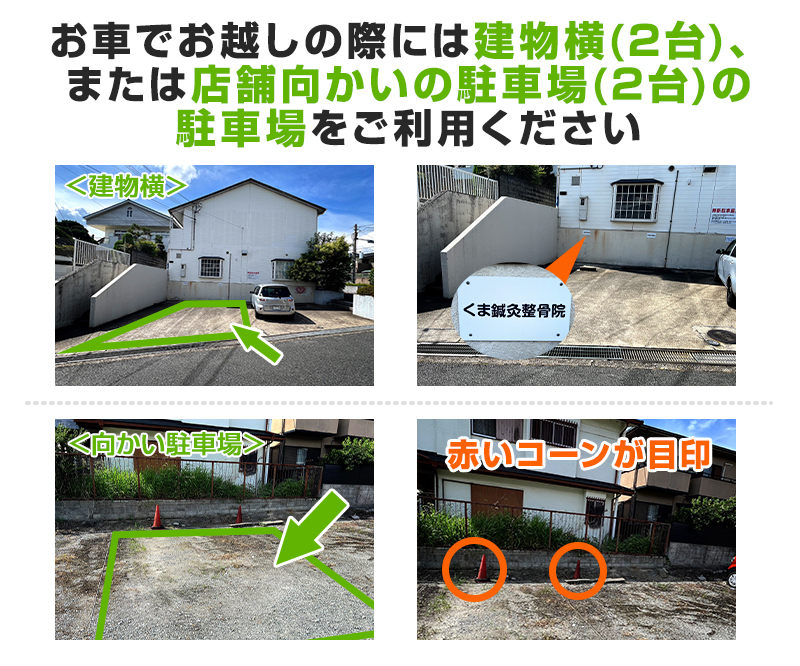 駐車場の案内